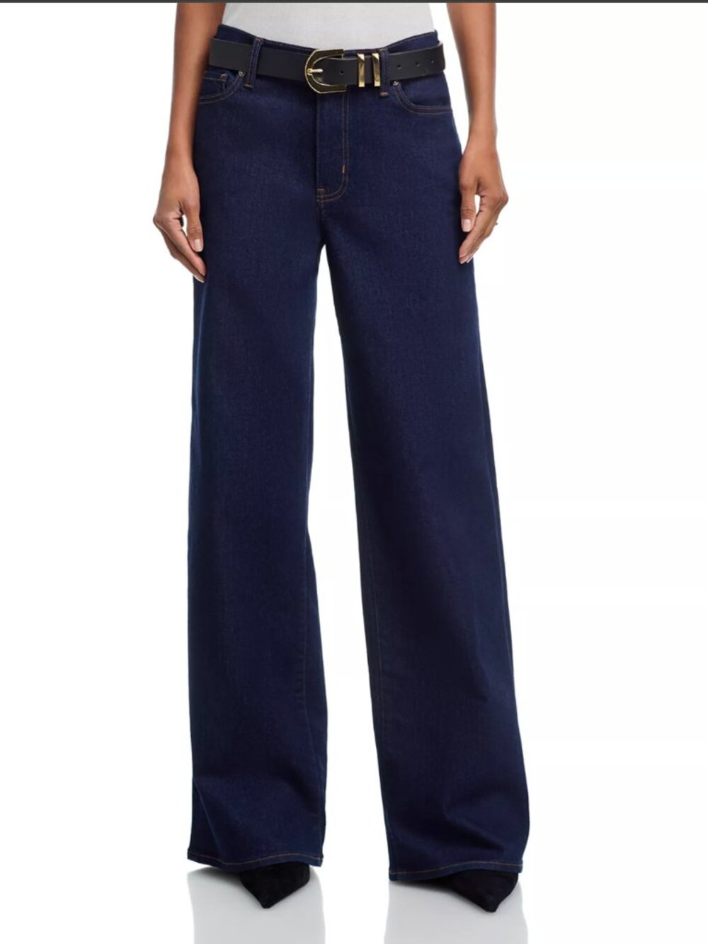 NWT❣️ Le Slim Palazzo High Rise Wide Leg Jeans in Rinse